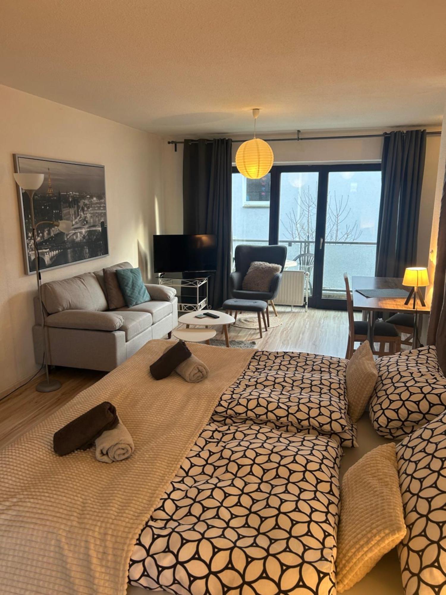 Apartment Am Hochseilgarten 뢰네 외부 사진
