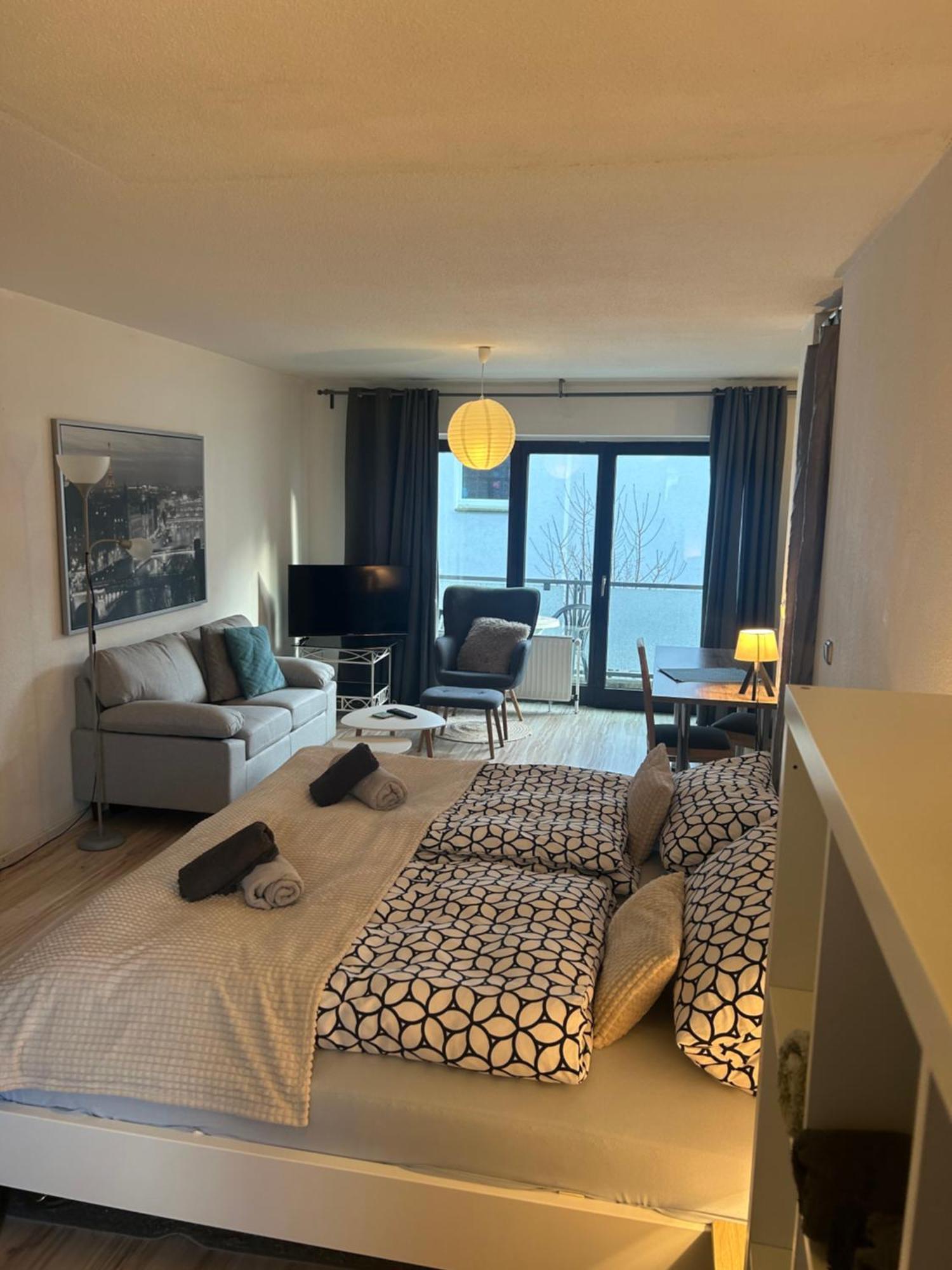Apartment Am Hochseilgarten 뢰네 외부 사진